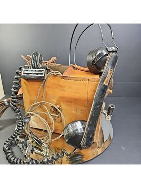 Automatic Electric West Test Set Lineman Phone 1950s W/ Leather Case D-780536-A